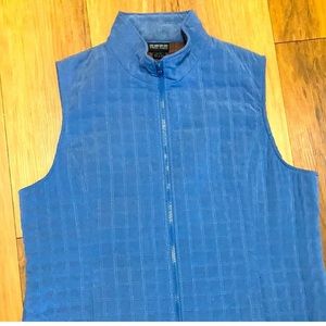 NTCO Nomadic Traders Quilted Blue Vest Jacket XL
